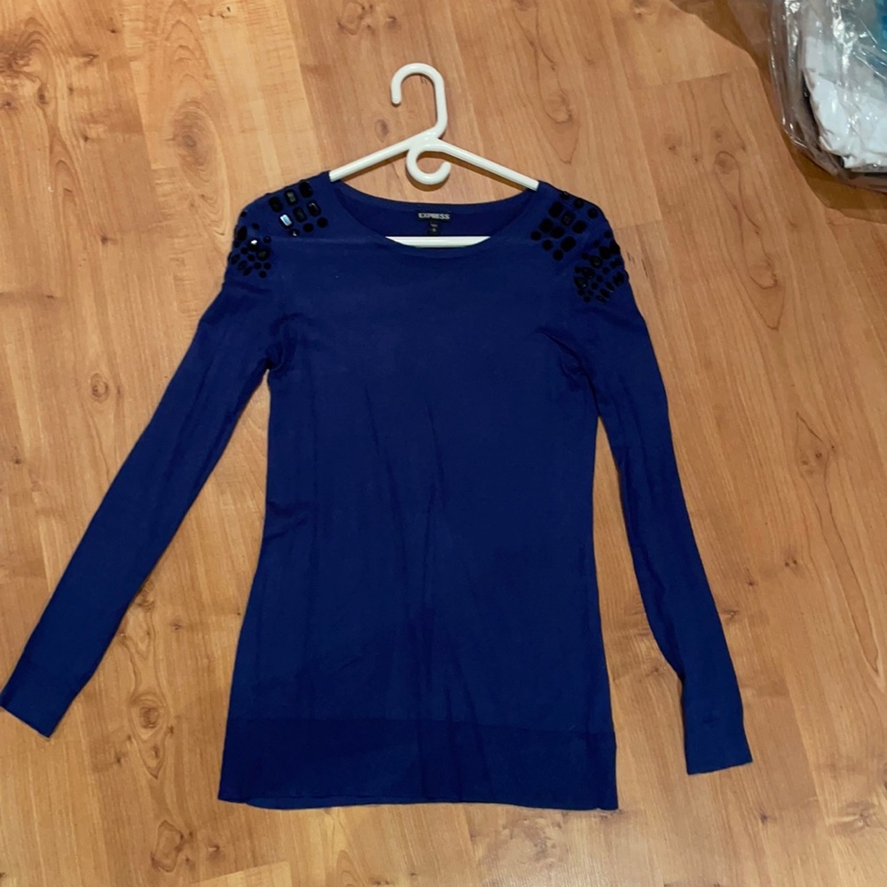 Express tunic sweater in Royal Blue color. Size small